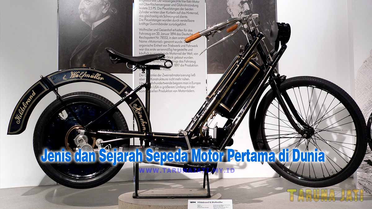 cJenis dan Sejarah Sepeda Motor Pertama di Dunia